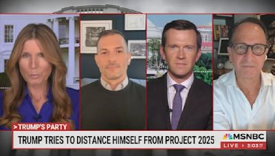 On MSNBC's Deadline: White House, Angelo Caruse discusses how Project 2025: "This is something that has been put right through the center of the Republican power"