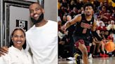 LeBron James 'Almost Brought to Tears' by His Mom Gloria While Watching Son Bronny's Basketball Game