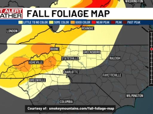 Here’s when 2024 fall colors will peak in North, South Carolina