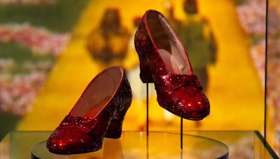 Dorothy’s ruby slippers are going back on display at the Academy Museum