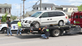 Two accidents on Wheeling Island Monday send four people to the hospital