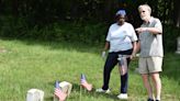 VFW Post 7814 placed flags on veterans' graves at Staunton's Fairview Cemetery