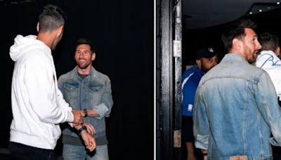 Lionel Messi, Luis Suárez y sus compañeros en Inter Miami aparecieron por sorpresa en un juego de NBA