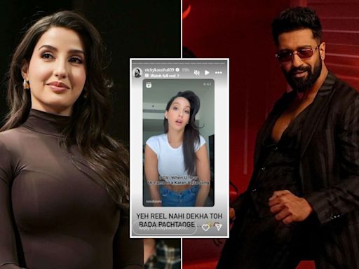 Nora Fatehi Gives Her Twist To Viral Tauba Tauba Trend; Vicky Kaushal Says 'Yeh Reel Nahi Dekha Toh...'