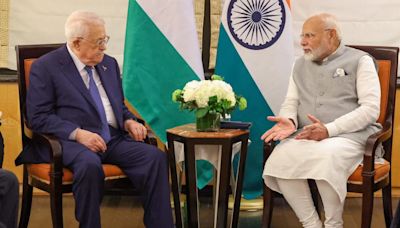 PM Modi Meets Palestinian President, Expresses "Deep Concern" Over Gaza