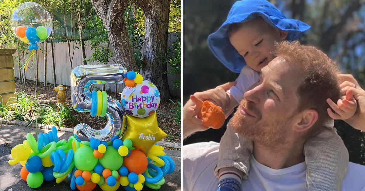 Meghan and Harry throw colourful backyard party for Prince Archie’s 5th birthday