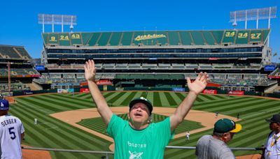 ‘Road Trip Mike’ is attending all 81 A’s road games this year — but not for the reason you might think