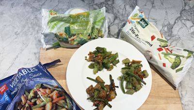 I tried frozen stir-fry from Wegmans, Whole Foods, and Trader Joe's. The best one blew the others out of the water.