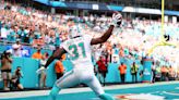 Raheem Mostert reacts to breaking Dolphins franchise single-season records