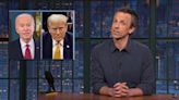 Seth Meyers Thinks It’s Obvious Who’ll Win the Trump-Biden Debate