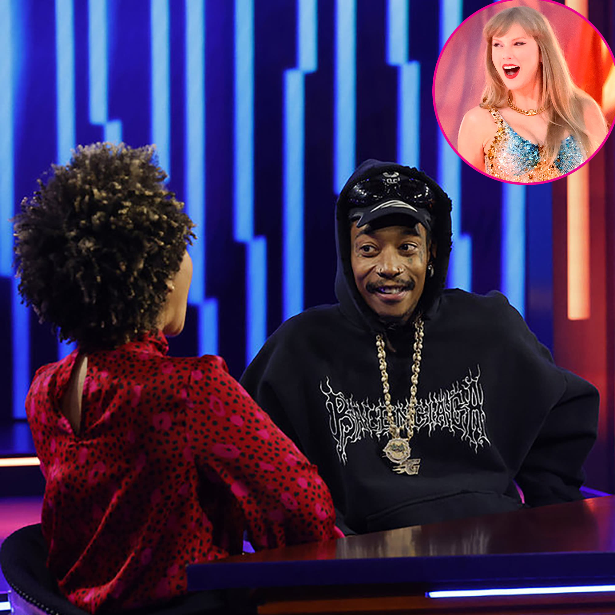 Wiz Khalifa Uses Taylor Swift as the Ultimate Clue to Help His ‘Password’ Partner Out: 1st Look