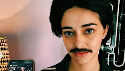 CTRL: Here's Why Ananya Panday Dressed Up As Amol Palekar In Wig And Moustache - News18