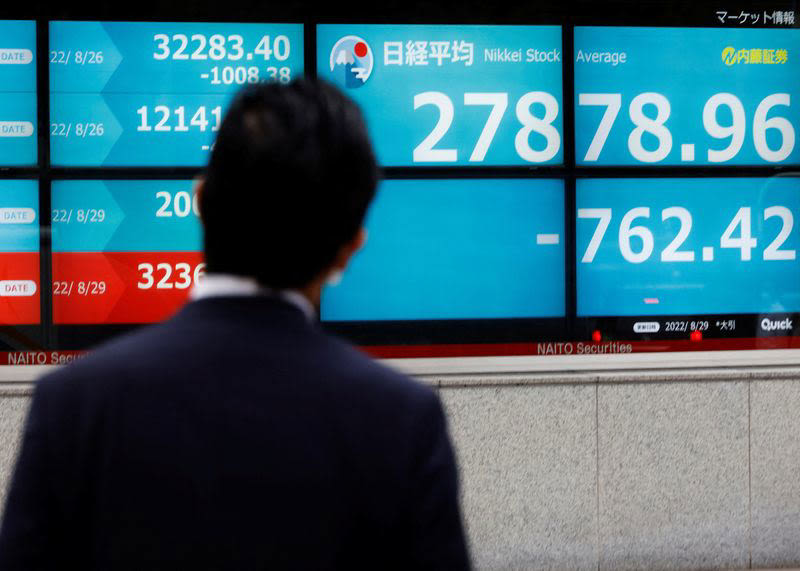 Asia shares steady after solid China trade data, yen stable after recent falls