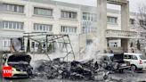 Ukrainian drones and missiles kill 4 in Russia and Crimea, fresh bombing of Kharkiv leaves 1 dead - Times of India