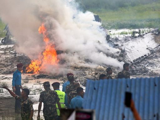 Plane explosion in Nepal captured on shocking video leaves 18 dead, 1 survivor