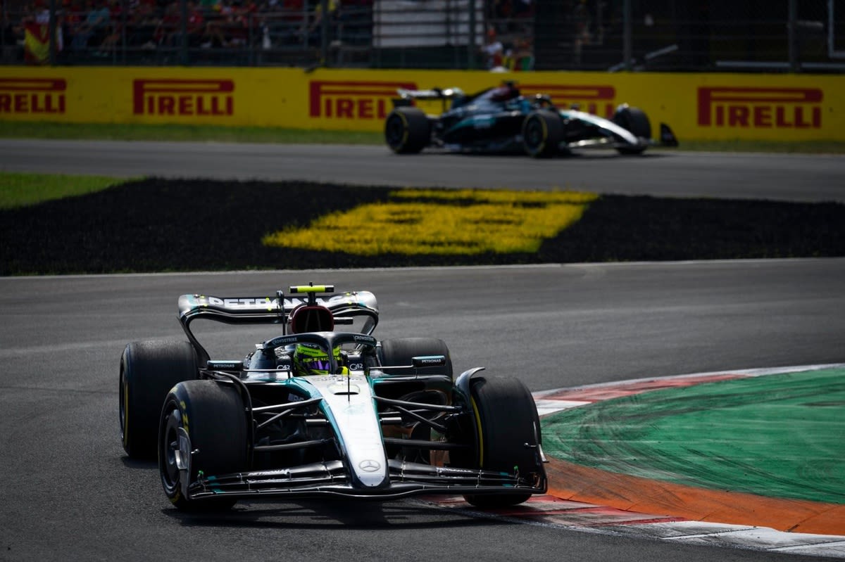 Mercedes duo puzzled as W15 got “almost slower” over Italian GP