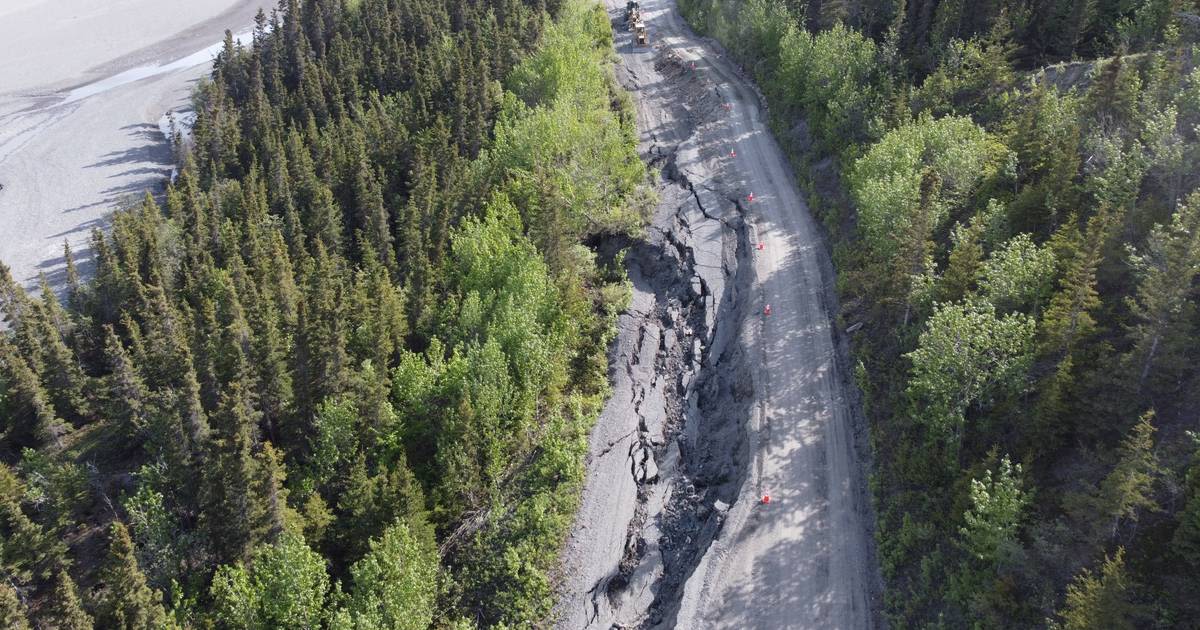 McCarthy Road partially reopened near Chitina after collapse