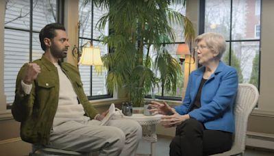 Hasan Minhaj Returns in New Talk Show Grilling Warren on Biden’s Age