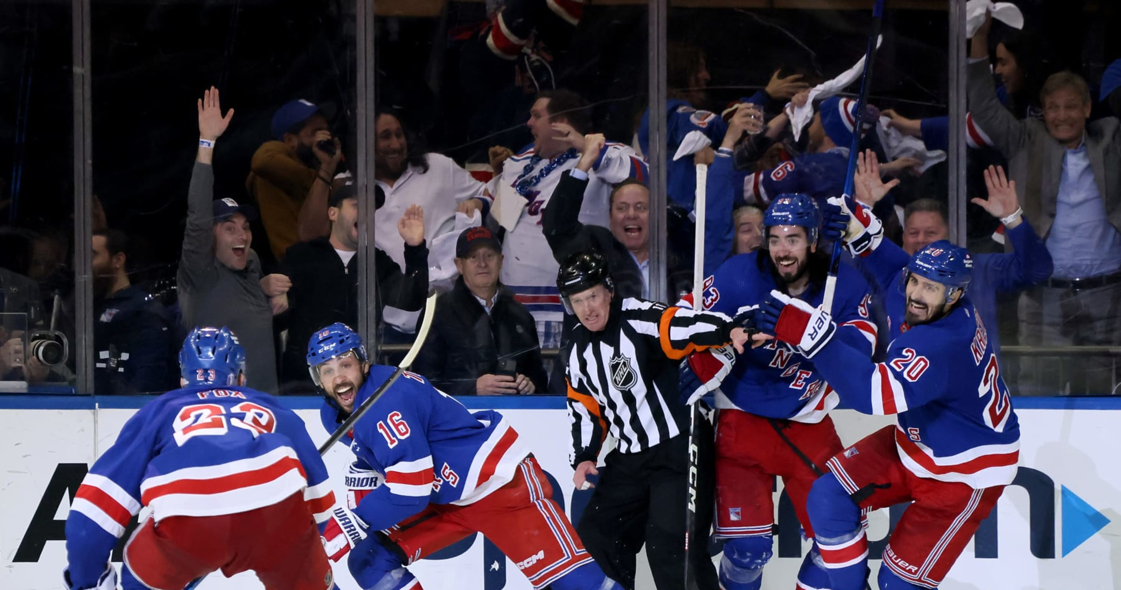 Vincent Trocheck's 2OT Goal in Rangers' Game 2 Win vs. Hurricanes Thrills NHL Fans