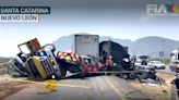 ¡Tragedia en Santa Catarina! Carambola en carretera Libre a Saltillo deja muertos y heridos