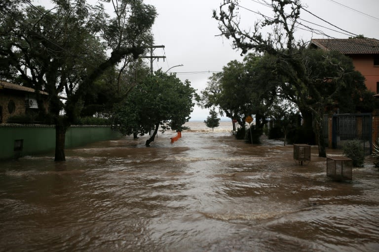 Brazil's flooded south paralyzed as rivers swell, again