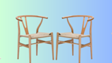 A favorite of interior designers, these classic dining chairs are only $113 each—that's nearly 50% off!