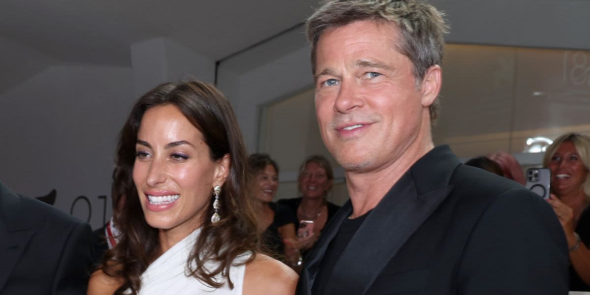 Brad Pitt Goes Red Carpet Official With New Girlfriend Alongside George And Amal Clooney