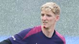 Anthony Gordon: England winger injures chin falling off bike at Euro 2024