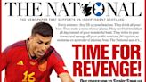 Scottish newspaper calls for Spain's 'revenge' on England in final