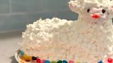 How to make a lamb-shaped cake for Easter