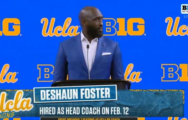 UCLA’s Deshaun Foster Roasted for Super Awkward Big Ten Press Conference