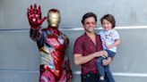 John Stamos Strikes a Superhero Pose with Son Billy During Outing at Disney California Adventure