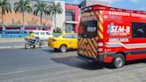 Adulto mayor y una pareja de motorizados resultan heridos en siniestro de tránsito en la avenida 25 de Julio