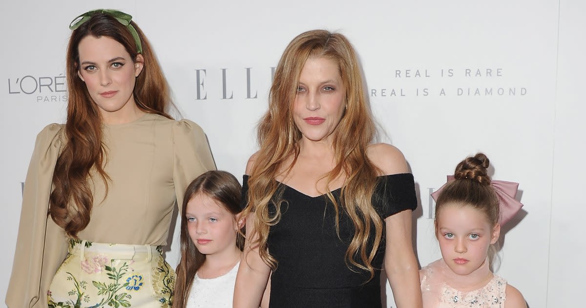 Lisa Marie Presley's Twins Have Rare Outing With Sister Riley