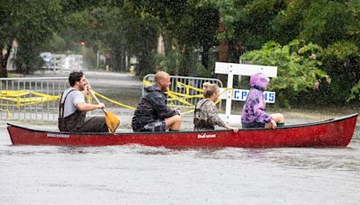 Tropical Storm Debby swirls over Atlantic, expected to again douse the Carolinas before moving north