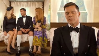 Ricky Martin reveals 'very discreet' man he's met in exclusive new 'Palm Royale' clip
