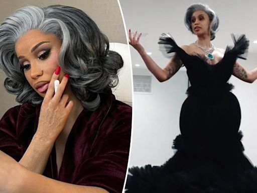 Cardi B’s original 2024 Met Gala look included ‘old age’ prosthetics and gray hair