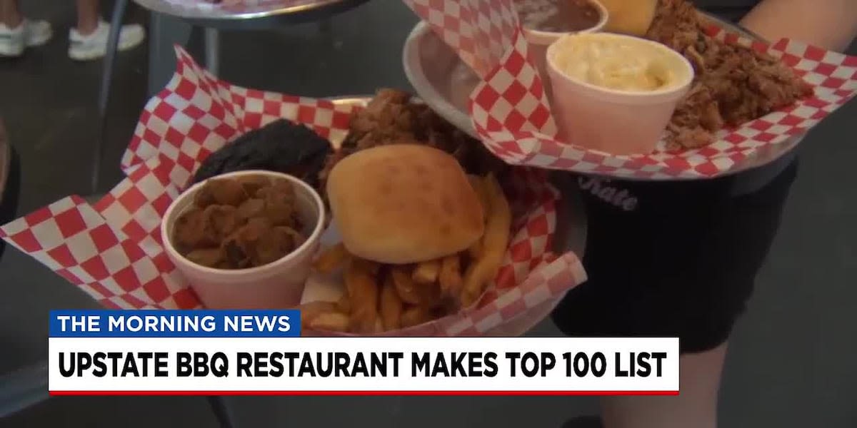 Upstate restaurant makes list for top 100 barbecue spots in the US