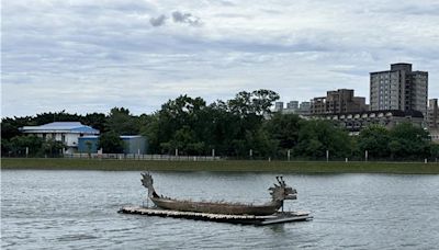 龍舟沈八德大湳滯洪池底28年 廢物利用打造生態浮島 - 生活