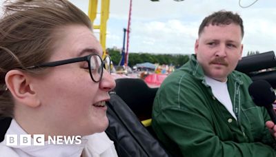 Rollercoaster general election views from the Hoppings in Newcastle