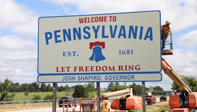 Changes coming to Pennsylvania highway welcome signs & license plates