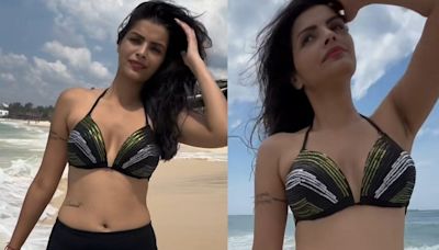 Sexy Video! Sonali Raut Flaunts Her Bombshell Body In A Chic Bikini As She Poses At The Beach; Watch - News18