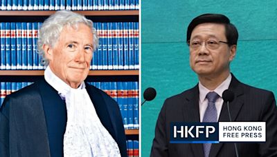 Judges are experts in law, not politics, John Lee says after ex-top court justice calls Hong Kong ‘oppressive’