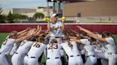 2024 Michigan high school softball semifinal brackets, with scores