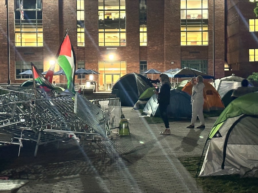 One week in: Pro-Palestine encampment at George Washington University enters 7th day