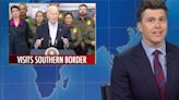 'Weekend Update': Colin Jost Names 1 Thing That 'Horrified' Biden During Border Visit