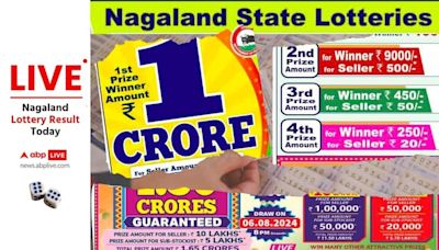 LIVE | Nagaland Lottery Sambad MONDAY (30.09.24): Dear BLITZEN DAY 6PM Draw OUT- 1st Prize 1 CR