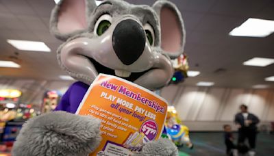 Here's what the new Chuck E. Cheese monthly membership will get you