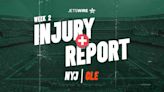 Final injury report for Jets vs. Browns