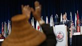 Poilievre delivers first speech to AFN, leaders confront him about Harper's legacy